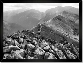 Poszterek keretben 40x30 Tátra Lengyel hegyek Kilátás