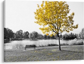 Kép - Pihenés a parkban (70x50 cm)