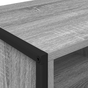 Cipőszekrény tárolóval Szürke Sonoma 60 x 35 x 44 cm Faanyag