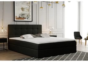 CAMILA ágy 80x200 cm Fekete