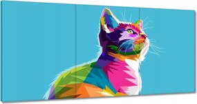 Vászonkép 60x30 Cica Cicák