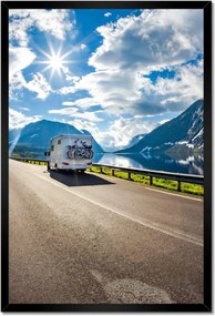 Poszterek keretben 40x60 Lakókocsis turizmus