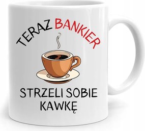Bankárnak Ajándék Bögre Lőtt Magának Egy Kávét fényképes nyomtatással