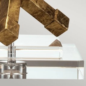 Elstead GN-JACKSON-SQUARE-TL - Asztali lámpa JACKSON SQUARE 1xE27/60W/230V