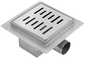 Zuhanylefolyó REA LINE Nickel Brush 12x12