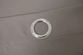 Szürkésbarna OXFORD függöny 140x250 cm Felfüggesztés: Hullámos sínszalag