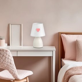 ONLI - Gyermeklámpa TITTA 1xE14/6W/230V 20 cm fehér