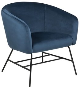Stílusos fotel Nyasia - navy kék