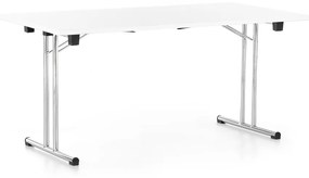 Összecsukható asztal 160 x 80 cm, fehér