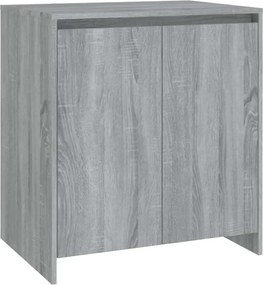 vidaXL szürke sonoma színű szerelt fa tálalószekrény 70x41x75 cm