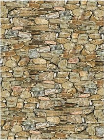 Flizelin fotótapéta Kő fal textúra kő rusztikus 206x275 +ragasztó