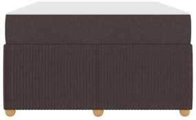 Ágykeret matraccal matracmal sötétbarna 120 x 190 cm szövet