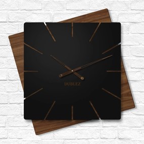 DUBLEZ | Egyedi fa falióra - Diagonala