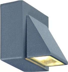 MARKSLÖJD 102578 CARINA Modern Kültéri Fali Lámpa Átlátszó, Szürke LED IP44