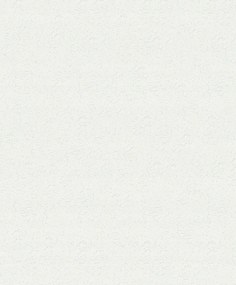 Fehér tapéta dekoratív szerkezettel – vinil, flizelin