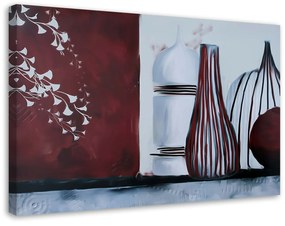 Gario Vászonkép Vázák - csendélet kompozíció Méret: 60 x 40 cm