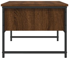 barna tölgyszínű szerelt fa dohányzóasztal 101x49x39,5 cm