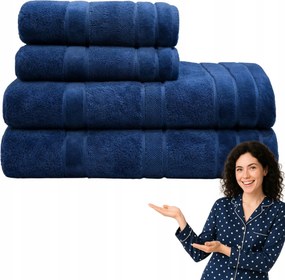 Arc Pamut fürdőlepedő 30x50 Kék szállodai Frottír