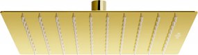 Mexen Slim 25 x 25 cm-es zuhanyfej, arany - 79125-50