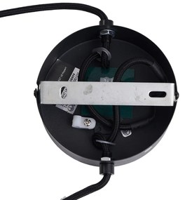 Japandi függőlámpa fekete bambusszal 2 fényforrással - Kea