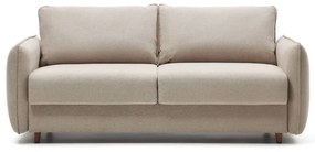 Bézs kinyitható kanapé 185 cm Carlota – Kave Home