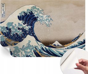 Modern öntapadós fali fotótapéta Drámai hullám 104x70 cm