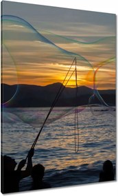 Vászonkép 70x100 Nagy szappanbuborék