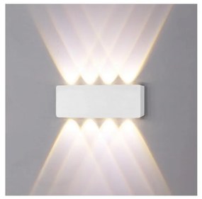 Top Light - LED Kültéri fali lámpa LED/8W/230V IP44 4000K fehér Ray B