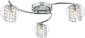 DAR LIGHTING ELM5350 ELMA Mennyezeti Csillár Csiszolt Króm, Átlátszó G9 IP20