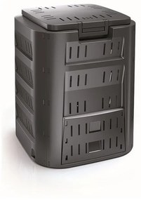Komposztáló, 220 l, fekete