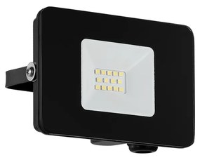 Eglo 97455 Faedo 3 kültéri LED reflektor, fekete, 900 lm, 5000K természetes fehér, beépített LED, 10W, IP65