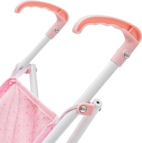 Baby Mix Összecsukható golfkocsi babáknak Tara rózsaszín, 54 x 28 x 50 cm