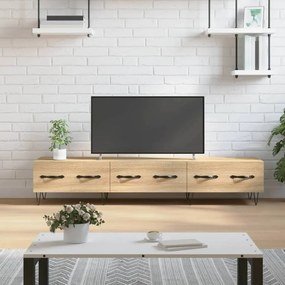 Sonoma tölgyszínű műfa TV-szekrény 150x36x55 cm