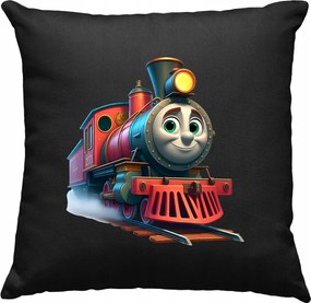 Vonat párna Mese Színes 1 Fekete