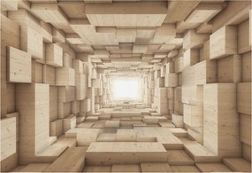 Fotótapéta Flizelin Dekoratív tapéta Fa alagút 152x104 Ragasztó