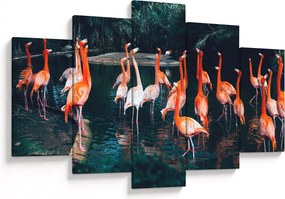 Flamingók csordája (150x105 cm)