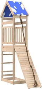 vidaXL tömör fenyőfa kültéri játszószett