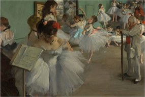 Kép - Edgar Degas, The Dance Class, reprodukciók (90x60 cm)