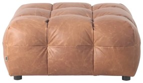 Konyakbarna bőr lábtartó Hackman – Dutchbone