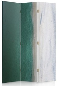 Gario Paraván Türkizkék tenger Méret: 145 x 170 cm, Kivitelezés: Forgó paraván 360°