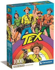 Tex Willer Rainbow 1000 db-os Compact puzzle Clementoni