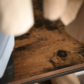 Előszobafal TAYLOR cipőtartóval 181x58 cm, rusztikus barna