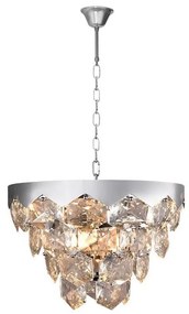 Kristály csillár láncon GRACE 6xE14/40W/230V