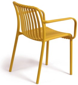 Isabellini mustársárga kerti szék - Kave Home