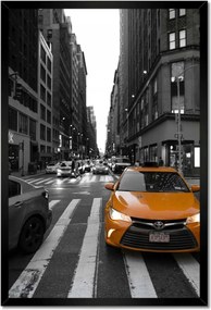 Poszterek keretben 40x60 Sárga taxi Taxi