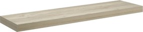 vidaXL tölgyszínű MDF lebegő fali polc 90 x 23,5 x 3,8 cm