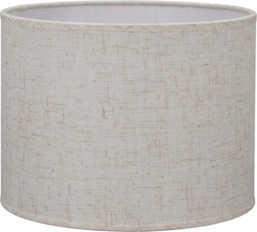 Lámpaernyő klasszikus lenvászon henger Classic menetes E27 20cm bézs