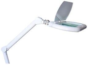 LED Dimmelhető asztali lámpa nagyítóval LED/12W/230V fehér