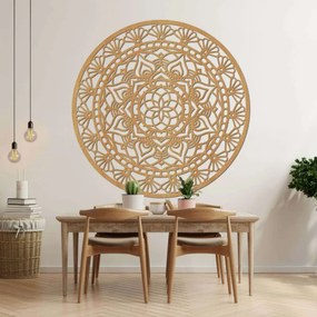 Fából készült mandala a falon | AFRODITA