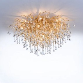 Paul Neuhaus 8092-11 - Felületre szerelhető csillár  ICICLE 14xG9/40W/230V átm. 100 cm réz